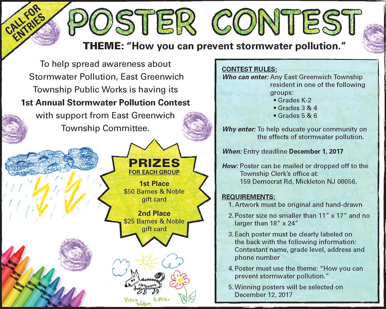 Client ad for municipal newsletter